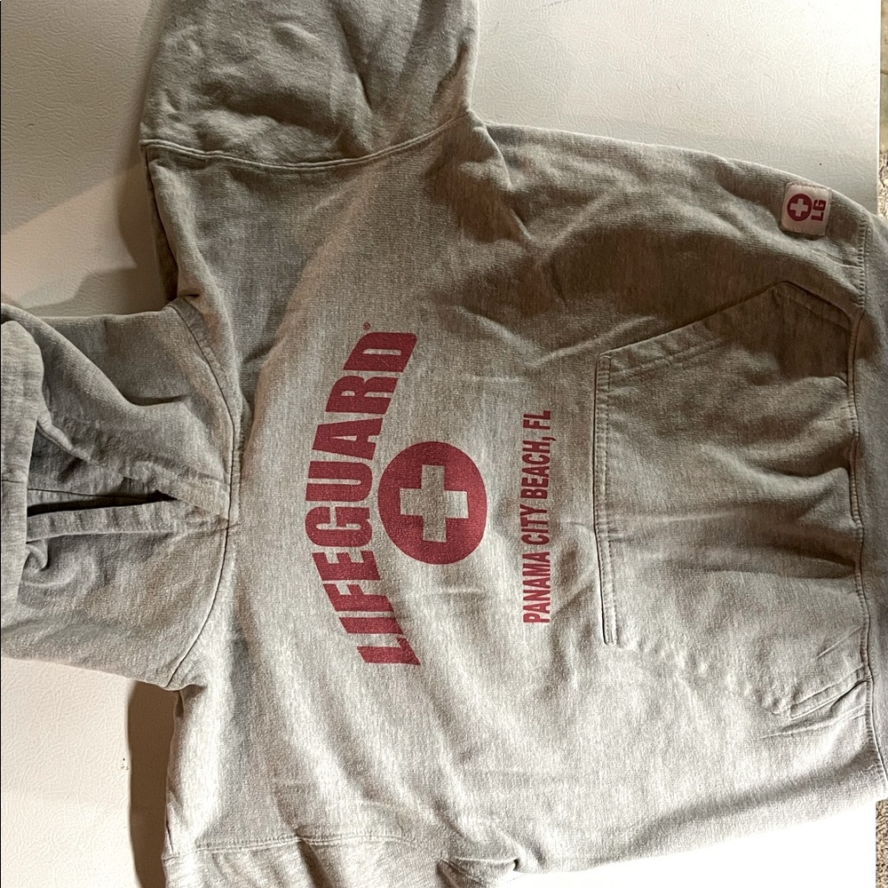 Light grey lifeguard hoodie